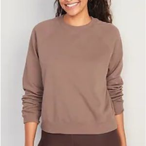 NWT OLD NAVY Vintage Sherpa Easy Sweatshirt Color: RARE EARTH SIZE XL